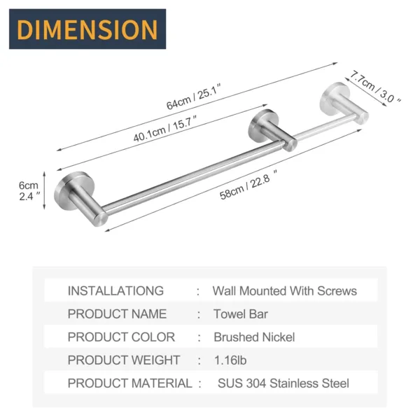 adjustable towel bar 4