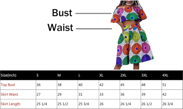 african print skirt set 4