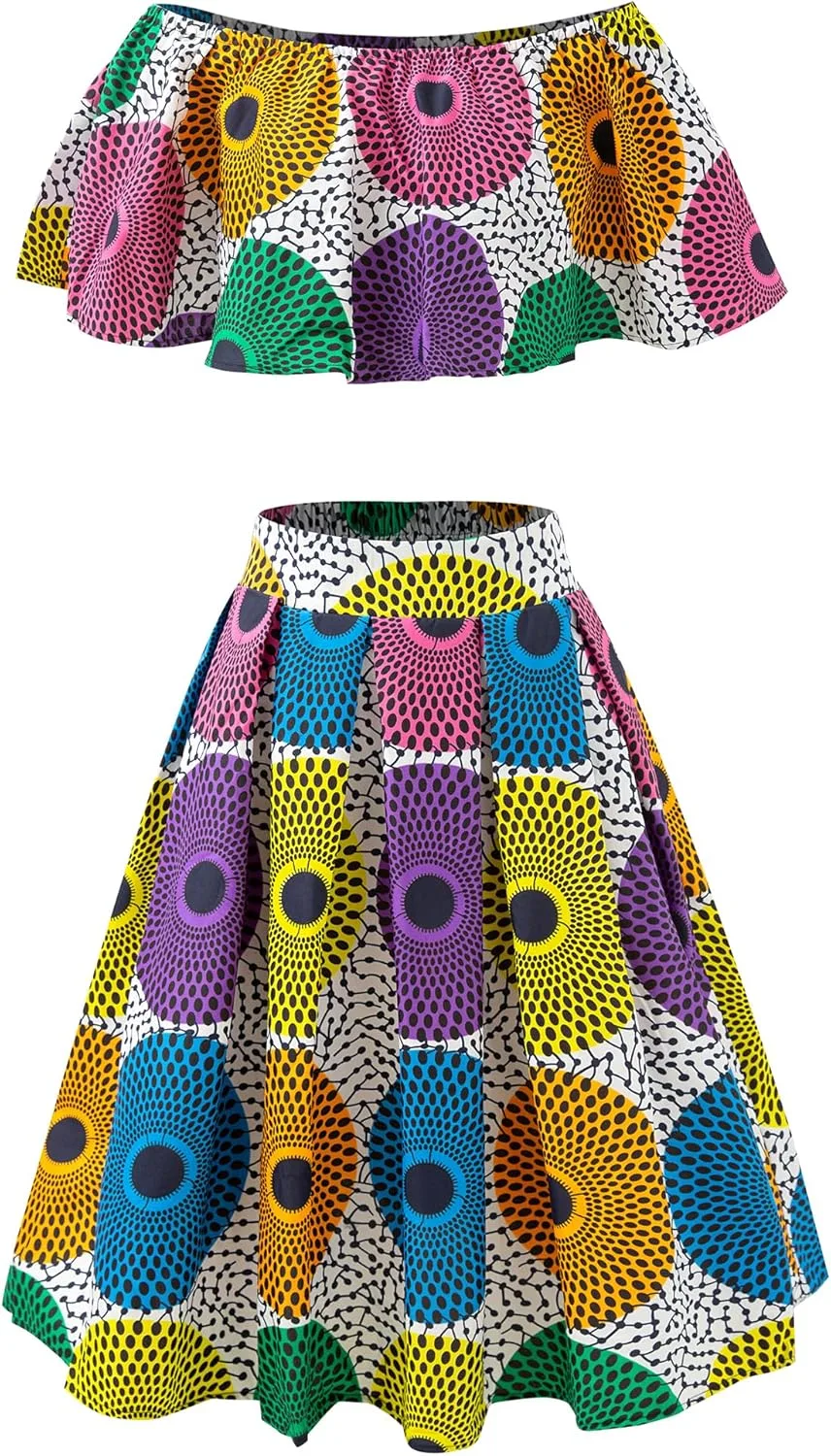 african print skirt set 6