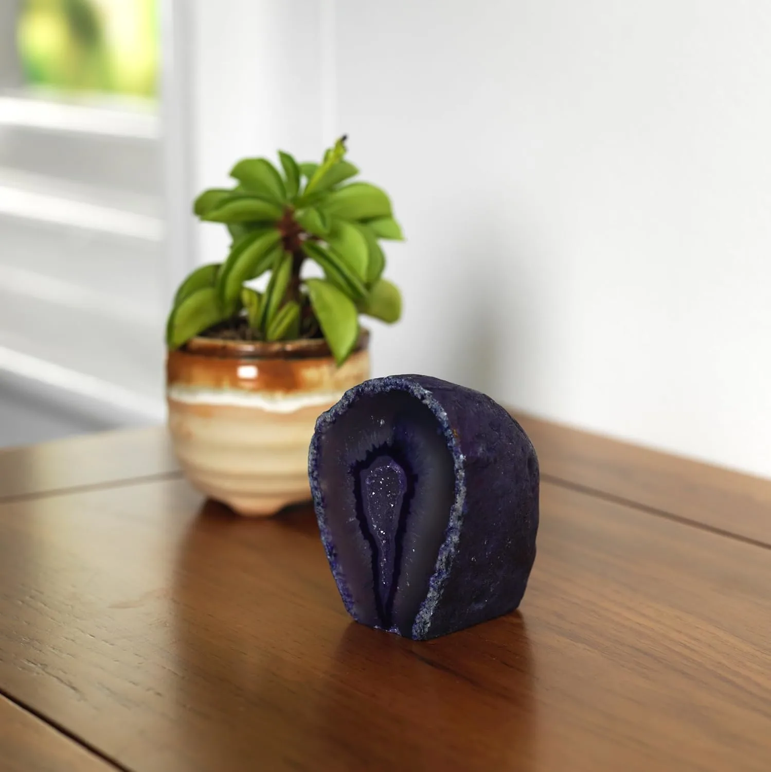 agate geode purple 3