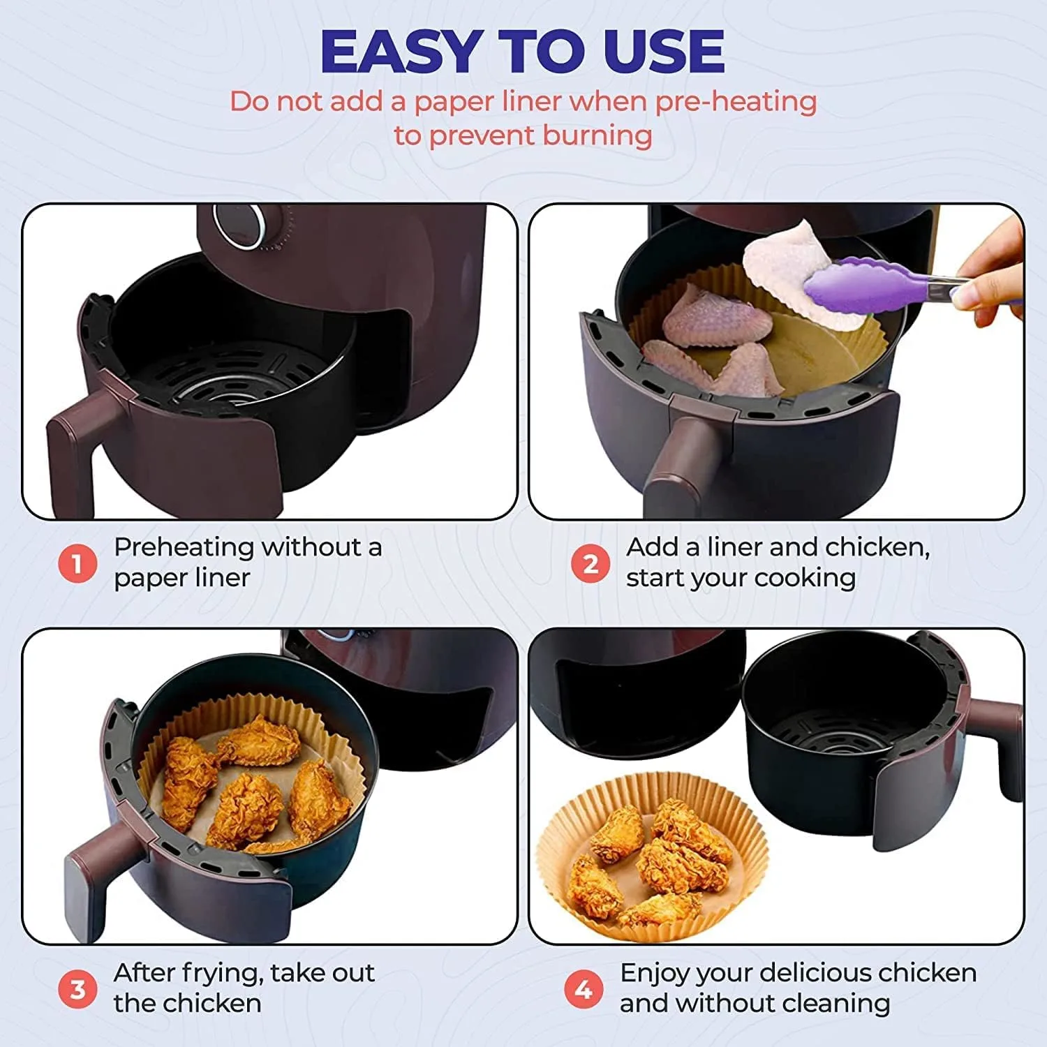 air fryer liners paper 5