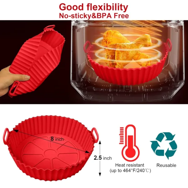 air fryer silicone pot 2