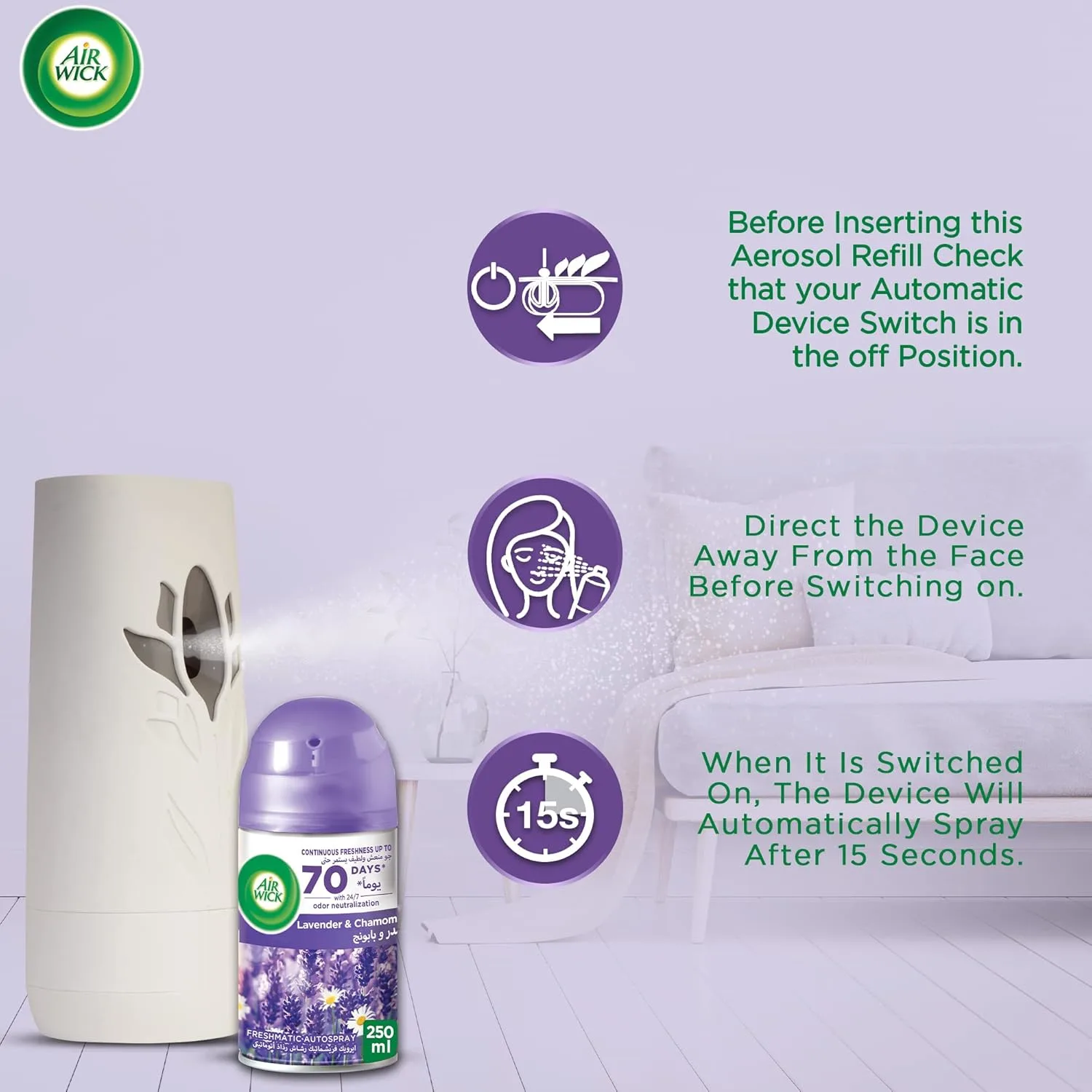 air wick freshmatic lavender 6