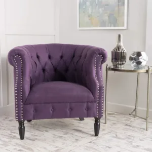 akira plum club chair 2