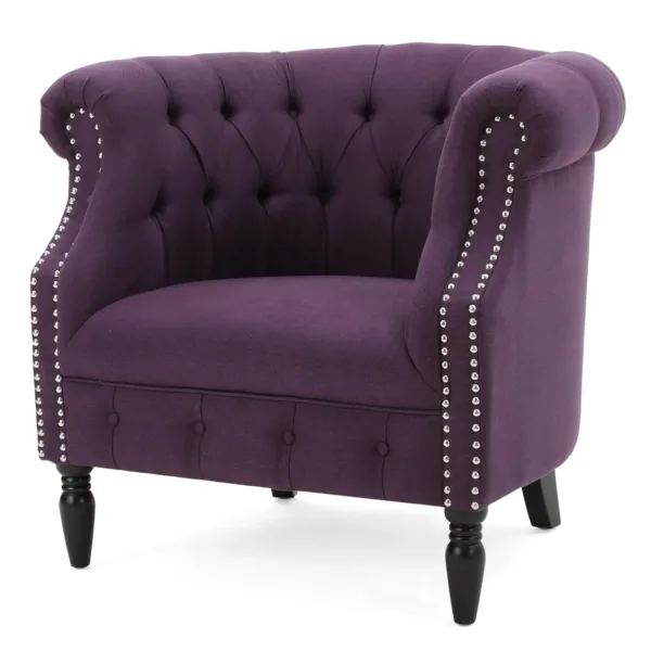 akira plum club chair 4