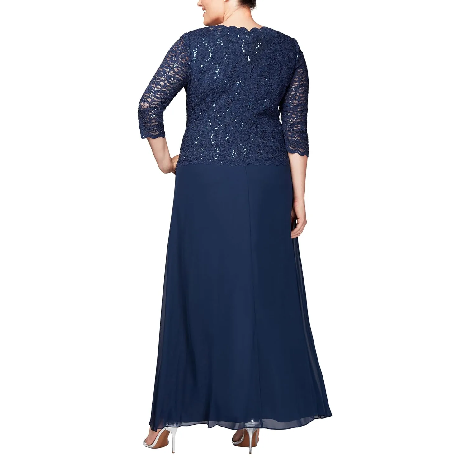 alex evenings lace gown 2