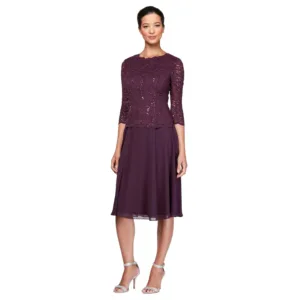 alex evenings sequin dress 7