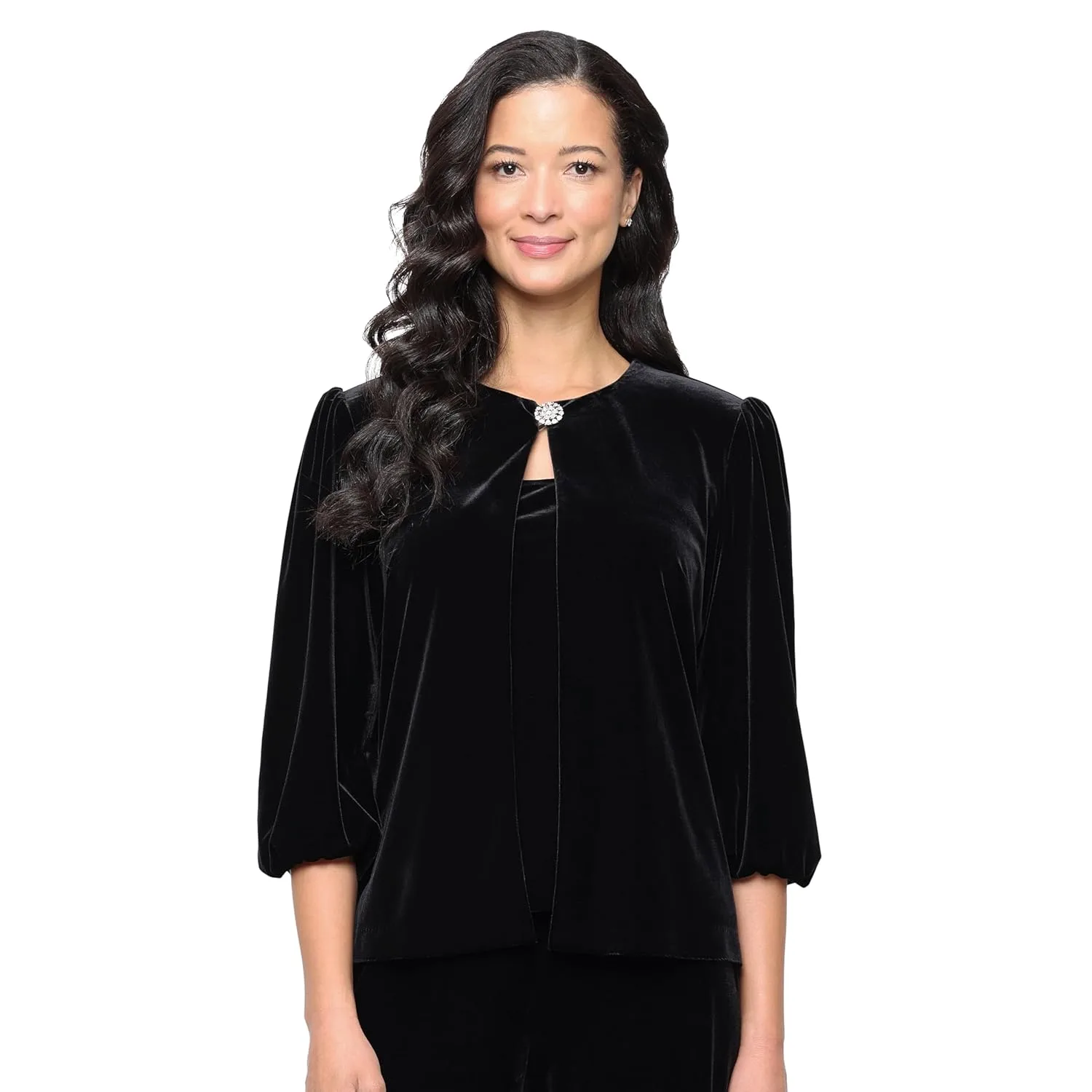 alex evenings velvet jacket 3