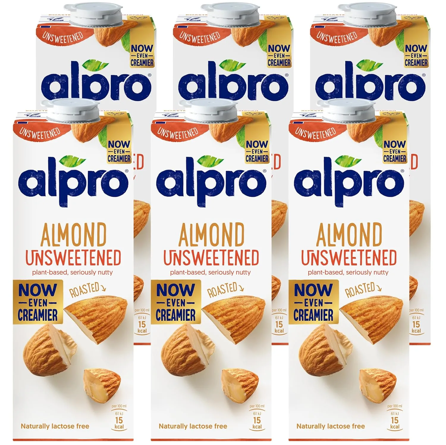 alpro almond unsweetened drink 1