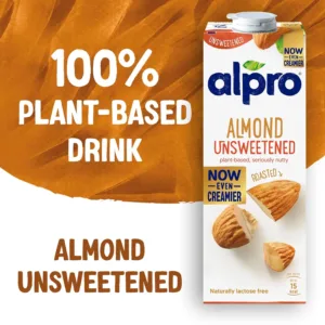 alpro almond unsweetened drink 3