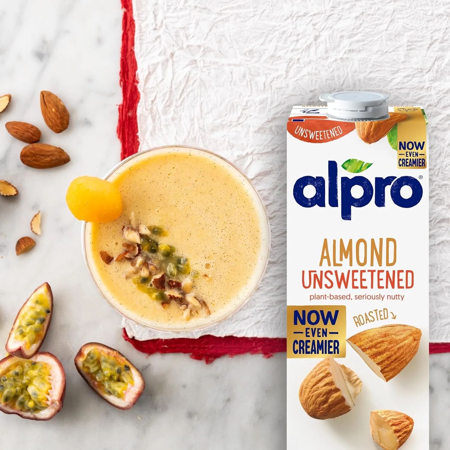 alpro almond unsweetened drink 4