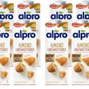 alpro almond unsweetened drink 7
