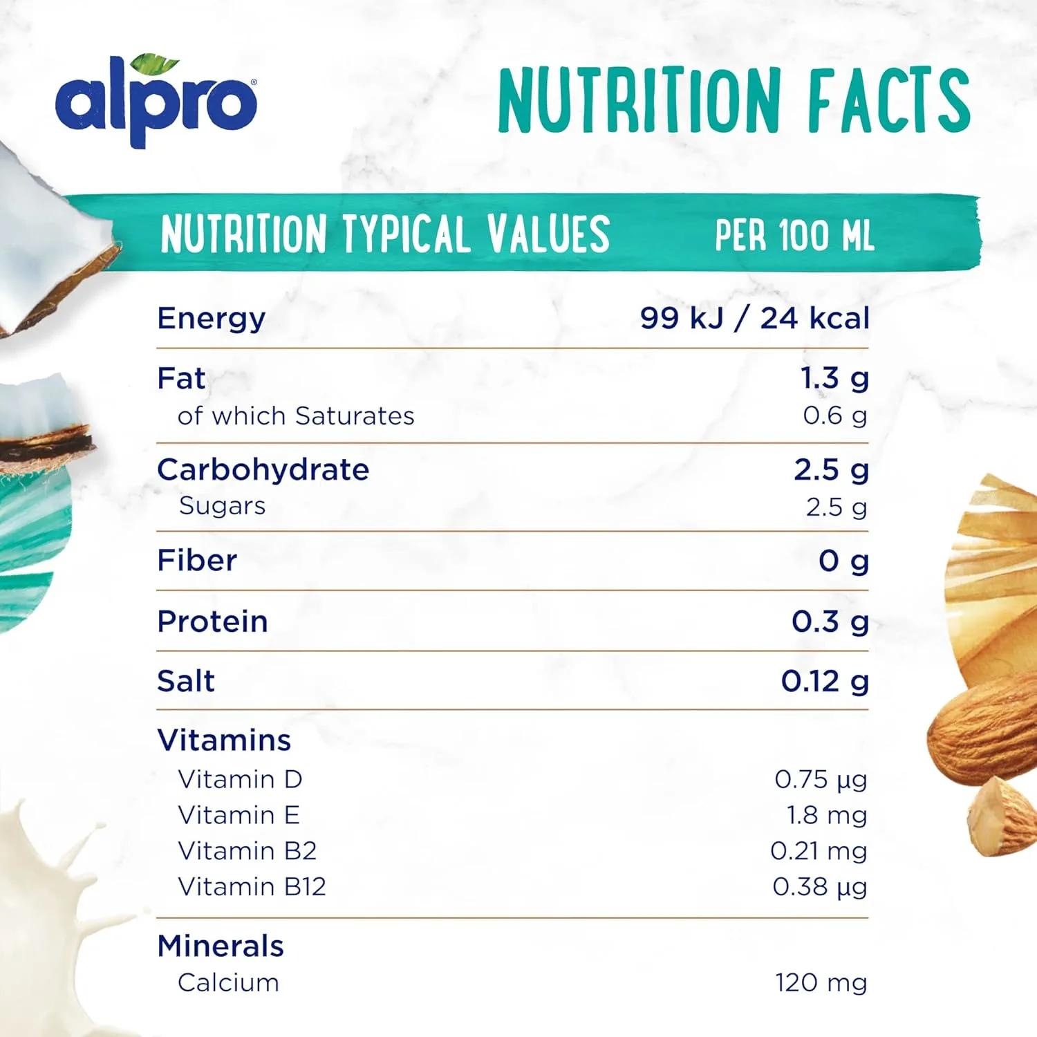 alpro coconut almond 2
