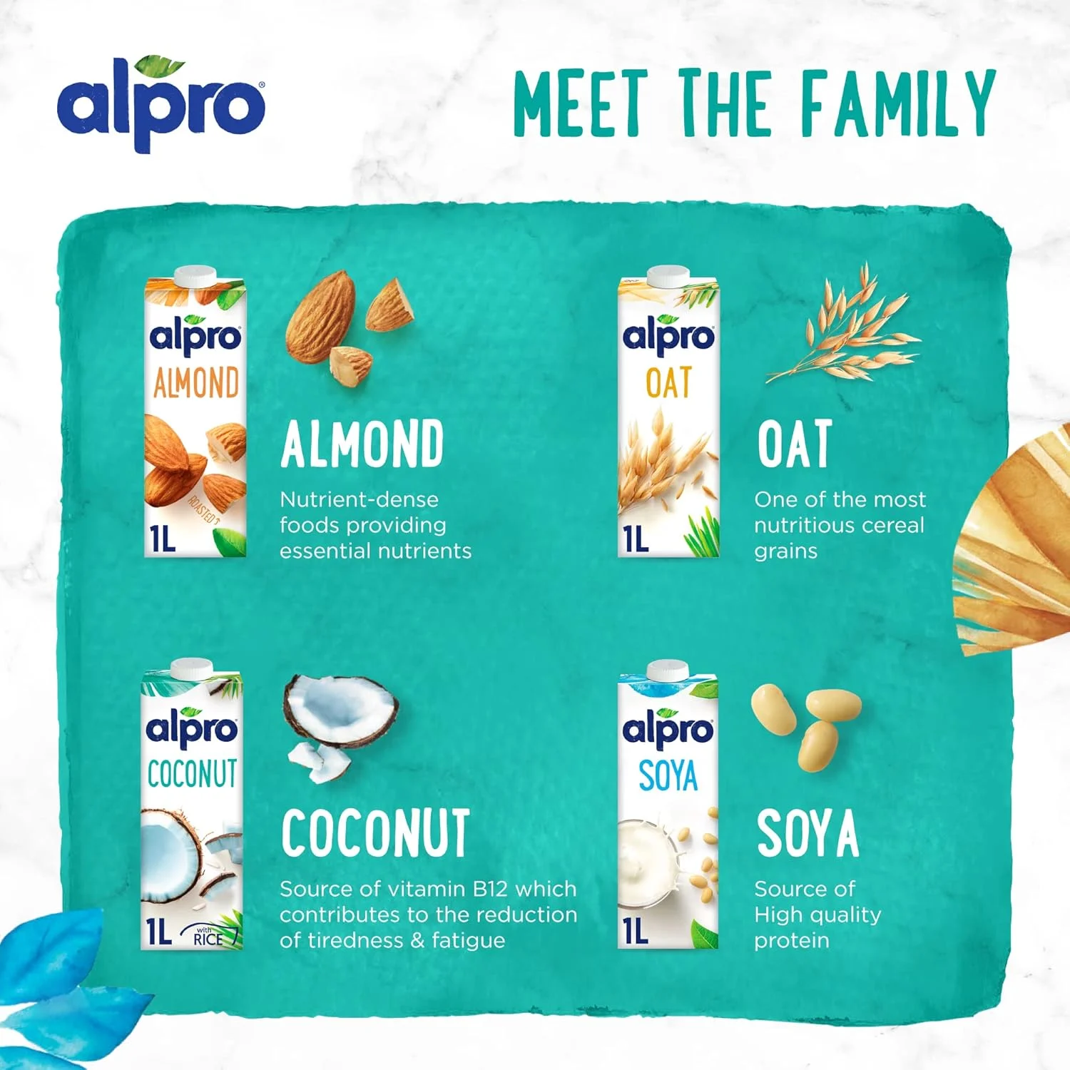 alpro coconut almond 6