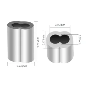 aluminum crimping loop sleeves 5