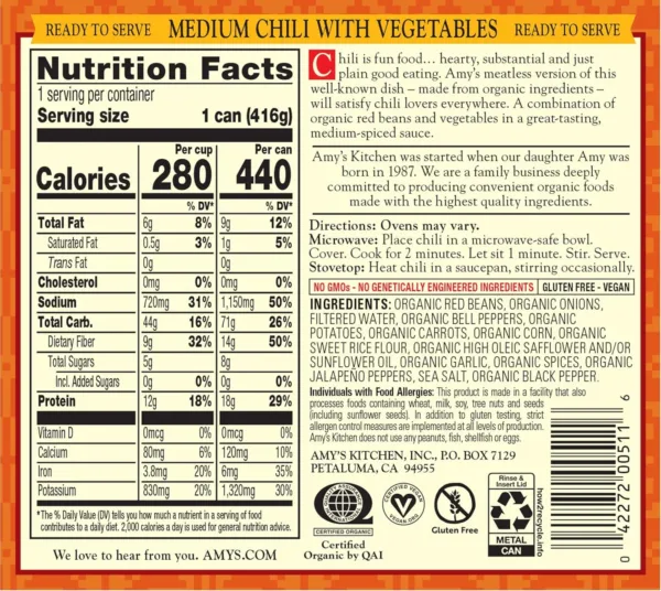 amy's organic chili 2