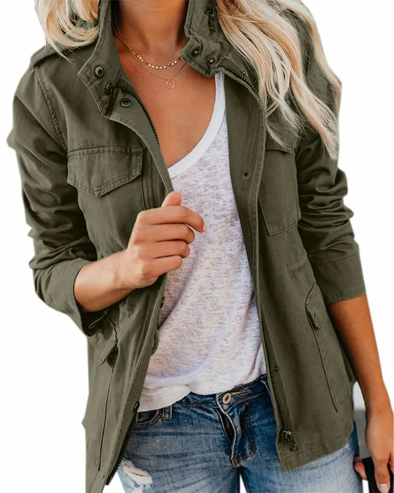anorak jacket womens military 1