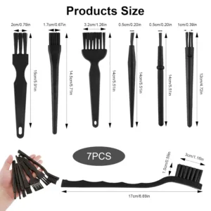 anti static brush set 6