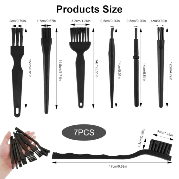 anti static brush set 6