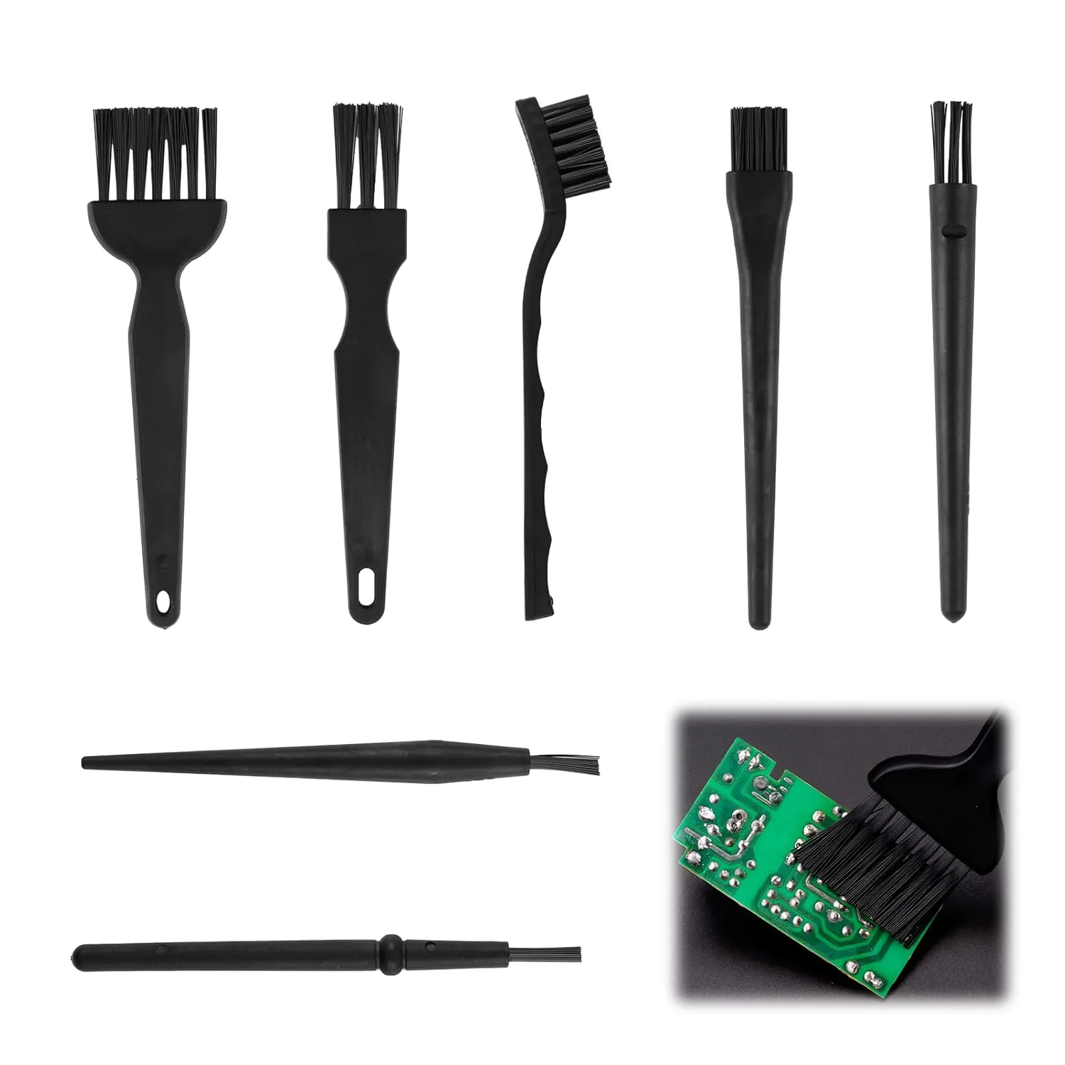 anti static brush set 7