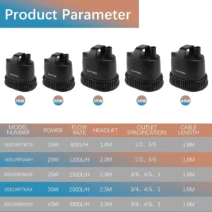 aquarium pump 2000l 7