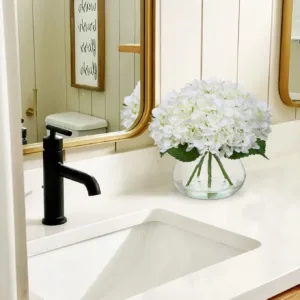 artificial hydrangeas vase 6