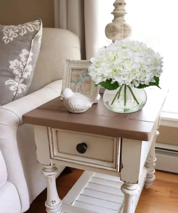 artificial hydrangeas vase 7