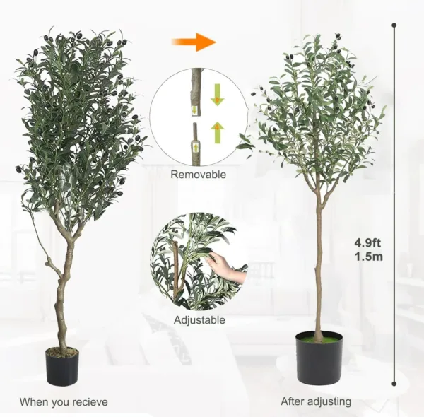 artificial olive tree feet 4