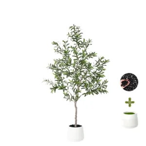 artificial olive tree planter 1
