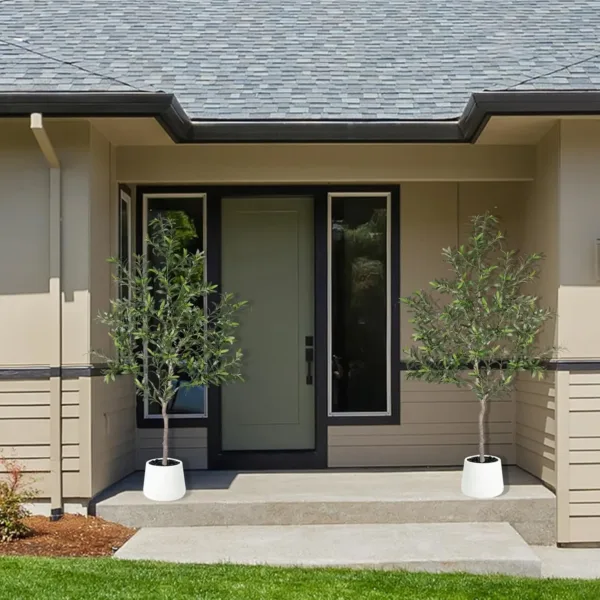 artificial olive tree planter 4