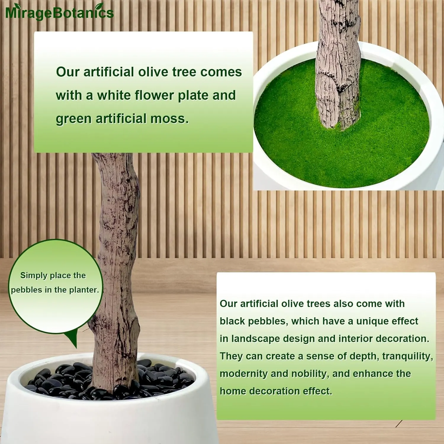 artificial olive tree planter 6