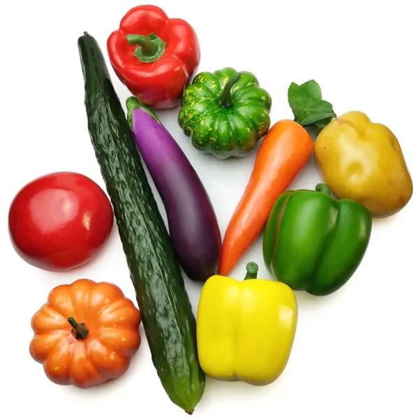 artificial vegetables fake veggies 2