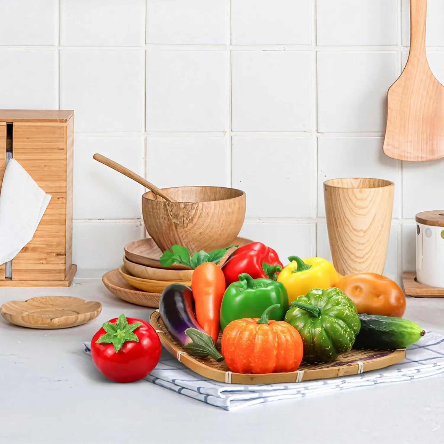 artificial vegetables fake veggies 6