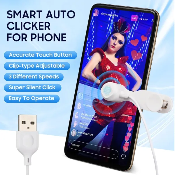 auto phone screen clicker 5