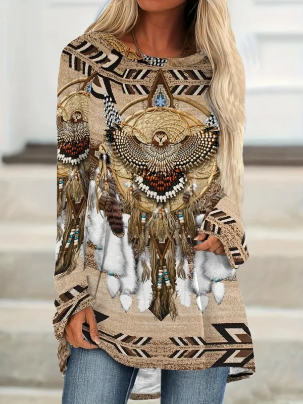 aztec cowgirl sweatshirt women 1