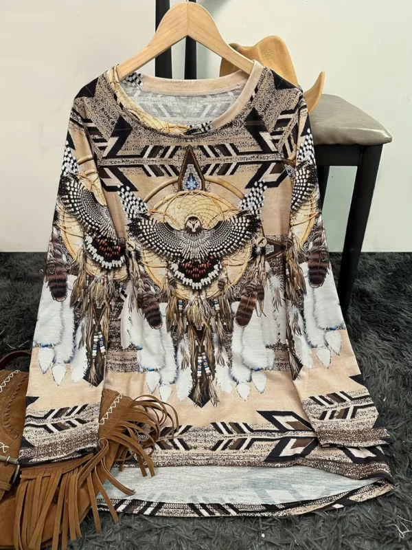 aztec cowgirl sweatshirt women 2