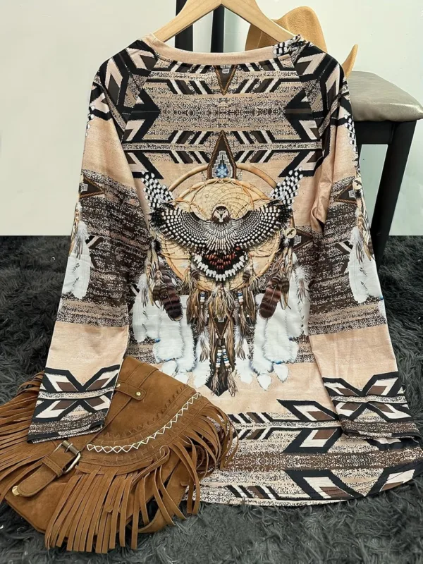 aztec cowgirl sweatshirt women 3