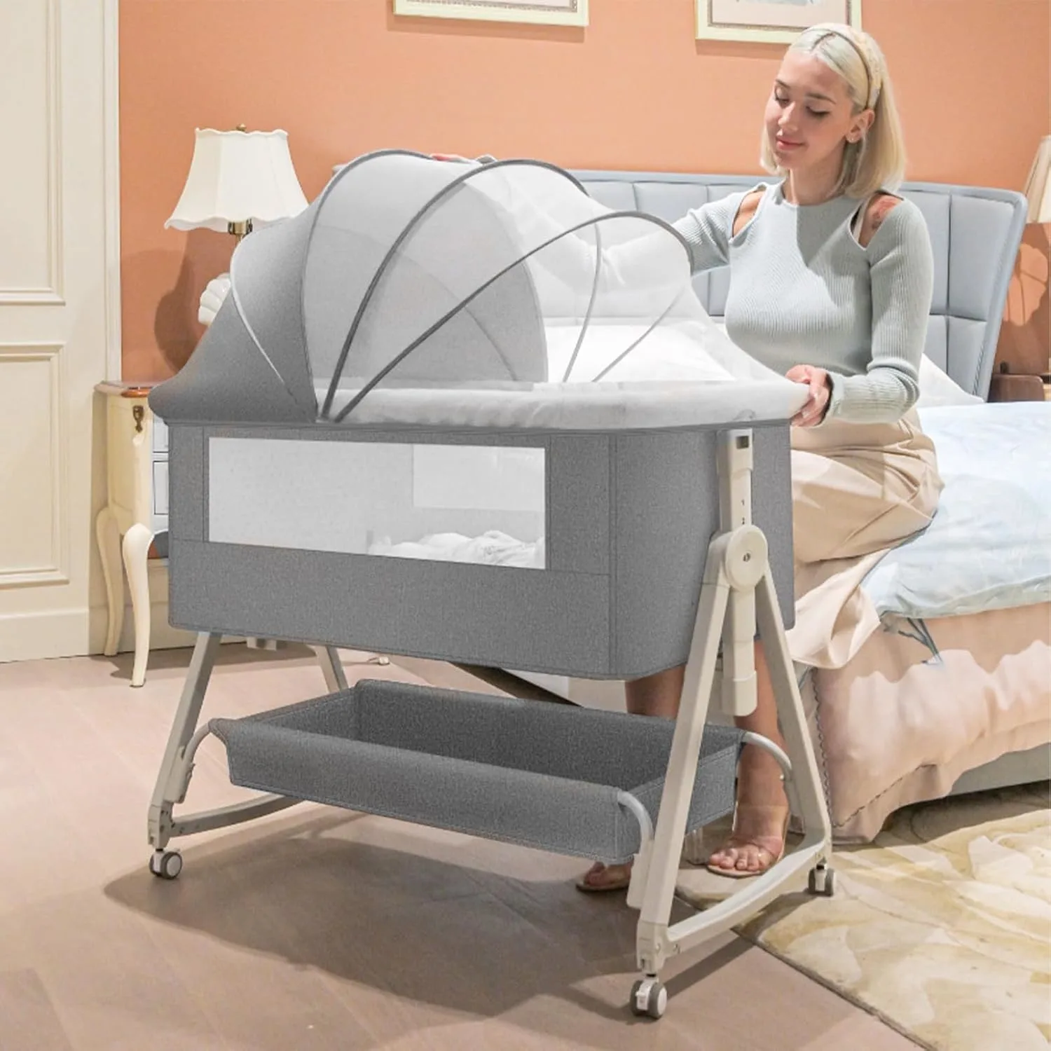 baby bedside crib bassinet 1