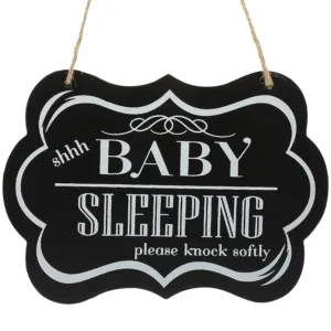 baby sleeping sign door 1
