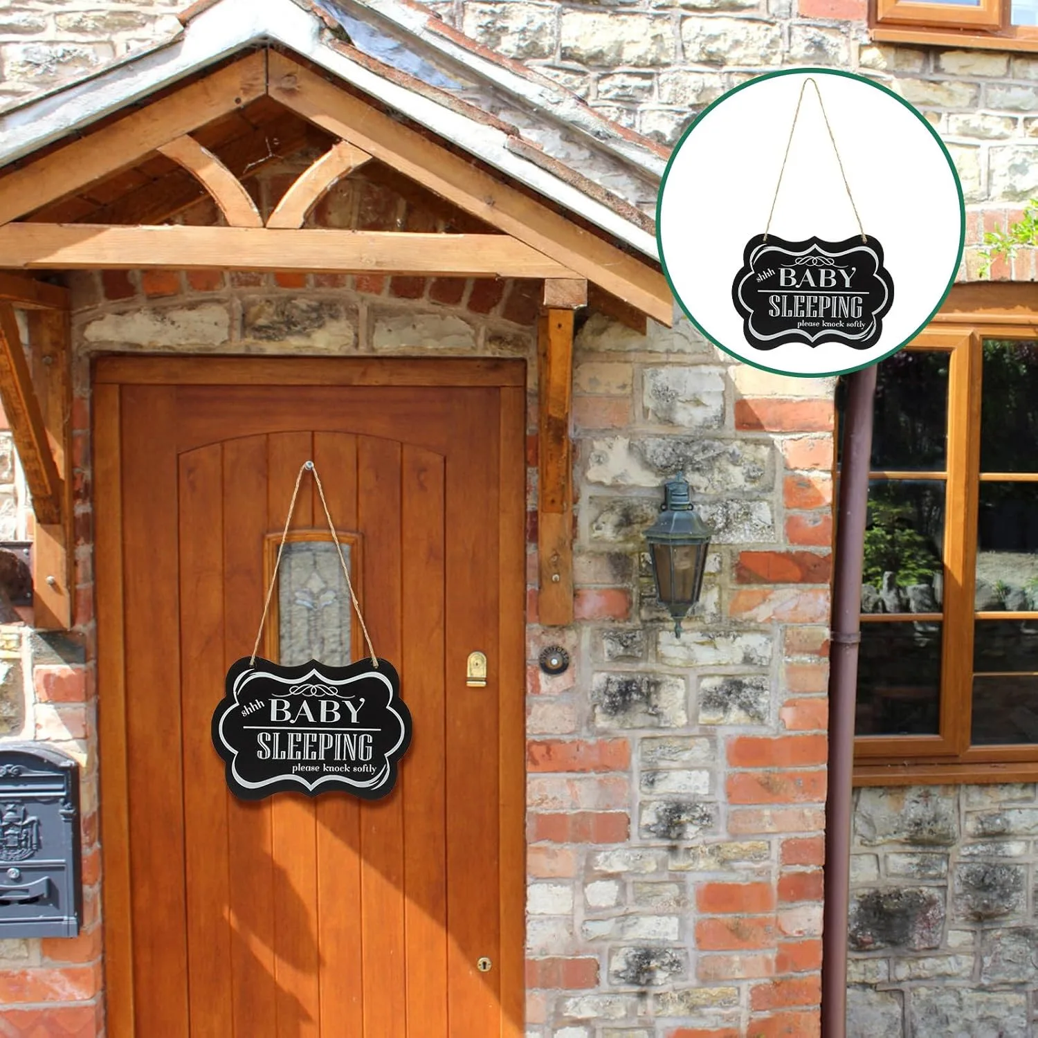 baby sleeping sign door 2