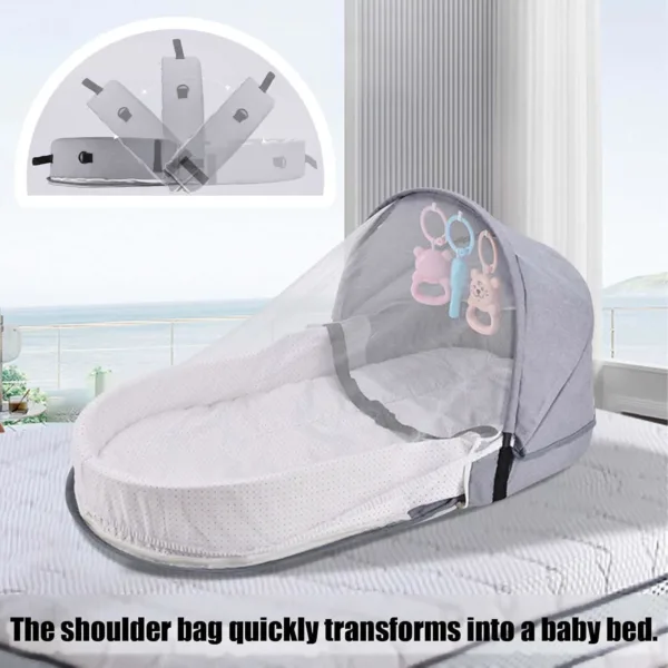 baby travel bassinet portable 3