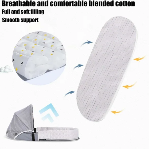 baby travel bassinet portable 7