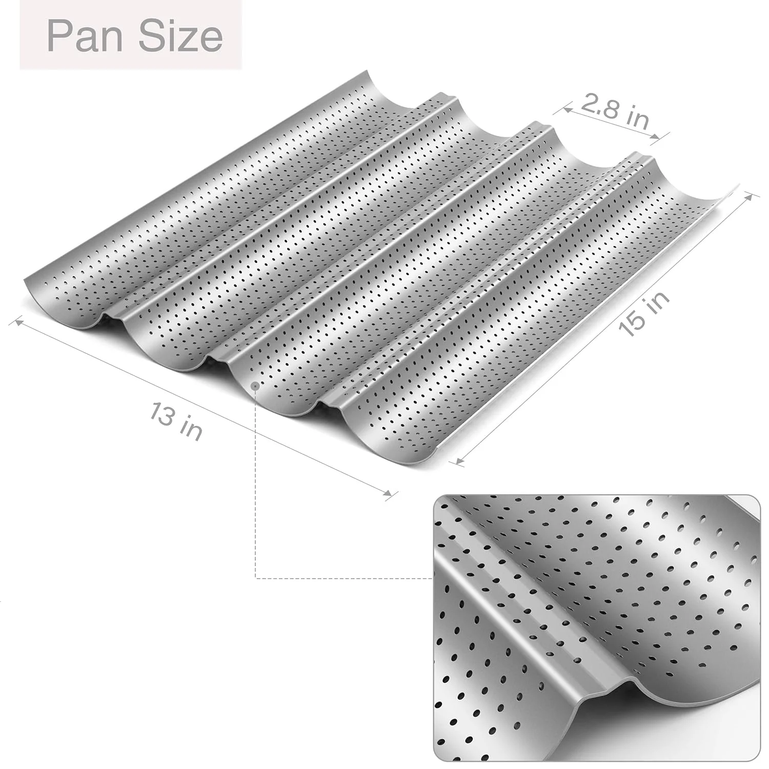 baguette pan nonstick 2