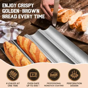 baguette pan nonstick 2