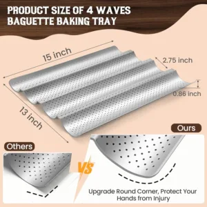 baguette pan nonstick 5