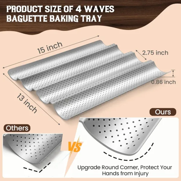 baguette pan nonstick 5