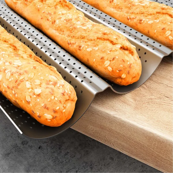 baguette pan nonstick 6