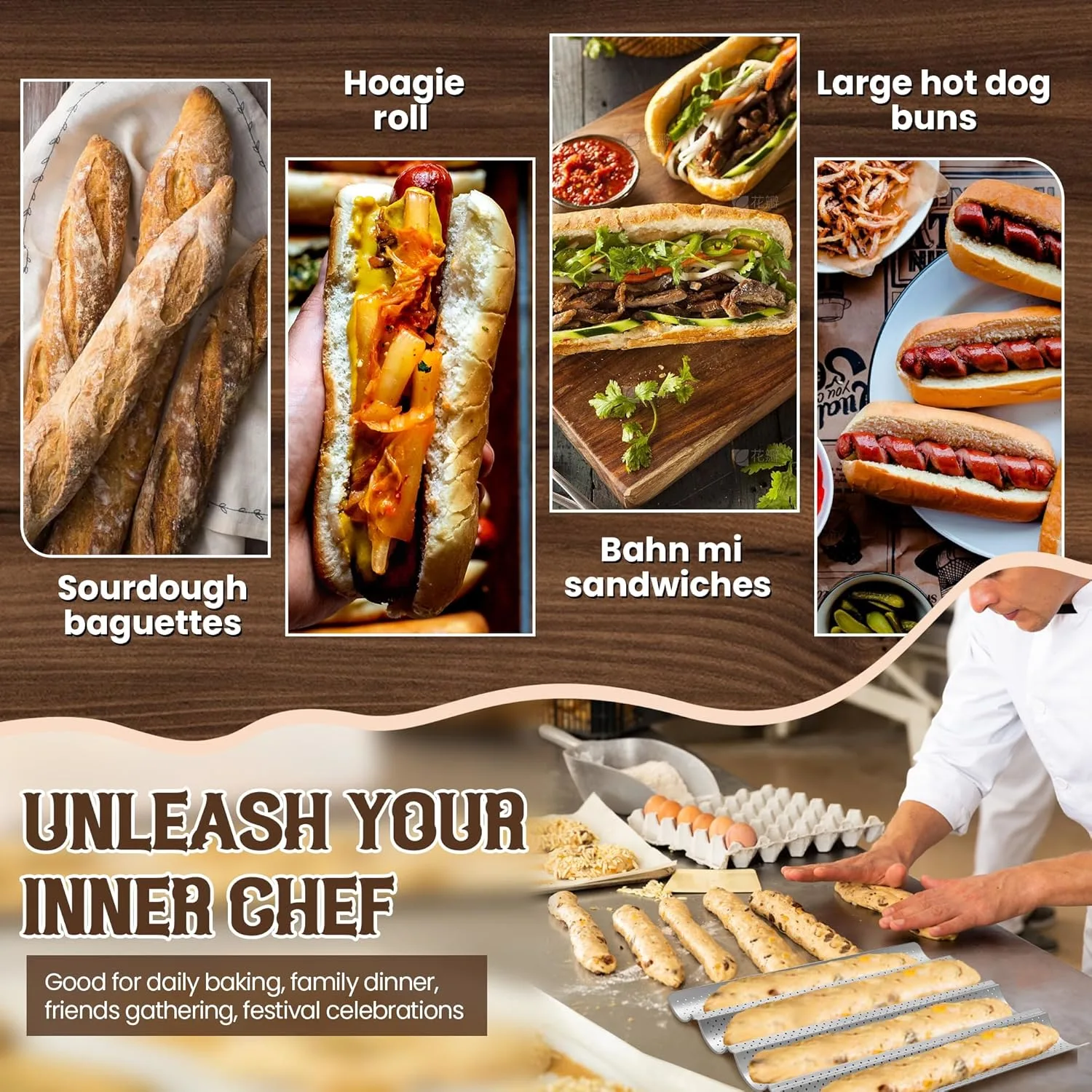 baguette pan nonstick 7