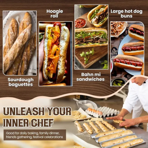 baguette pan nonstick 7