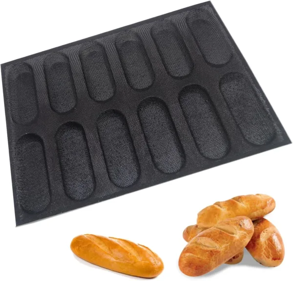 baguette pan silicone bread 1
